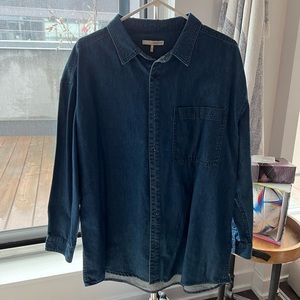 Oak & Fort Oversized Denim Shirt - M
